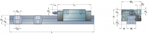 CAD afbeelding LLTHC R loopwagen